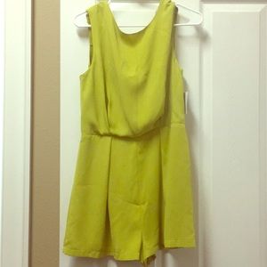 NWT Topshop Romper with lace backing